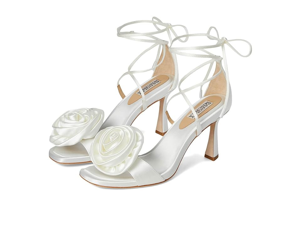 Badgley Mischka Janelle Women's Sandals Soft White : 5.5 M, Leather | Zappos
