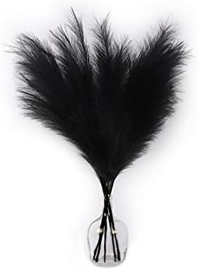 Artificial Pampas Grass Large 40 Inches/100cm （Black） 5 Stems Pampas Grass Decor High Faux Re... | Amazon (US)