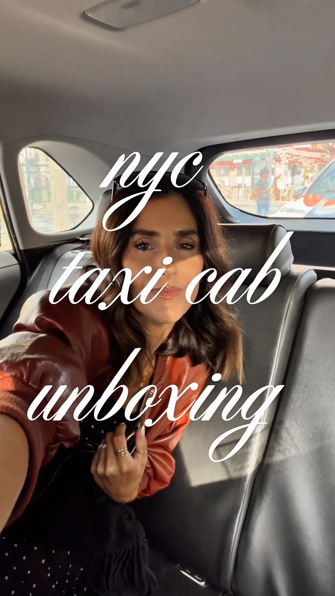 NYC taxi cab unboxing 👀❤️ I absolutely fell in love with this bag! I’m just shy of 5-7” and sized up to a medium jacket and 2 dress #stylinbyaylin #aylin #nyc

#LTKSeasonal #LTKNYFW #LTKootd