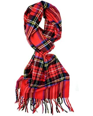 Calvin Olivia Cashmere Feel Scarf Soft Winter Ombre Nova Buffalo Tartan Tweed Houndstooth Plaid G... | Amazon (US)