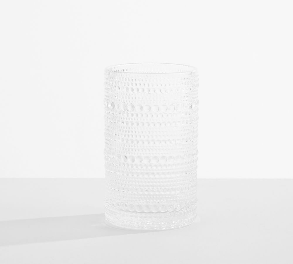 Jupiter Hobnail Tall Drinking Glass, 13 oz., Set of 6 - Blue | Pottery Barn (US)