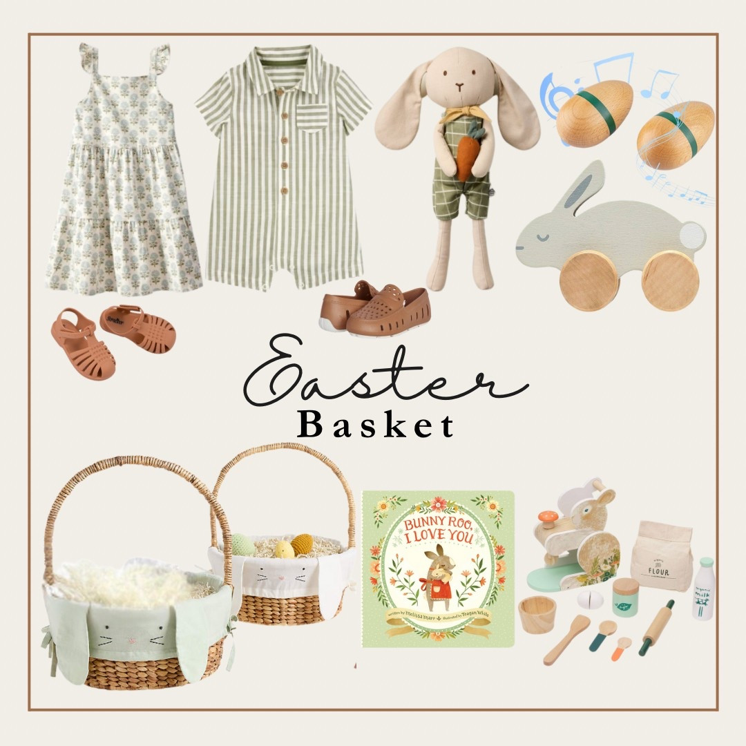 Easter Basket and coordinating outfits for littles.

#LTKFamily #LTKBaby #LTKKids
