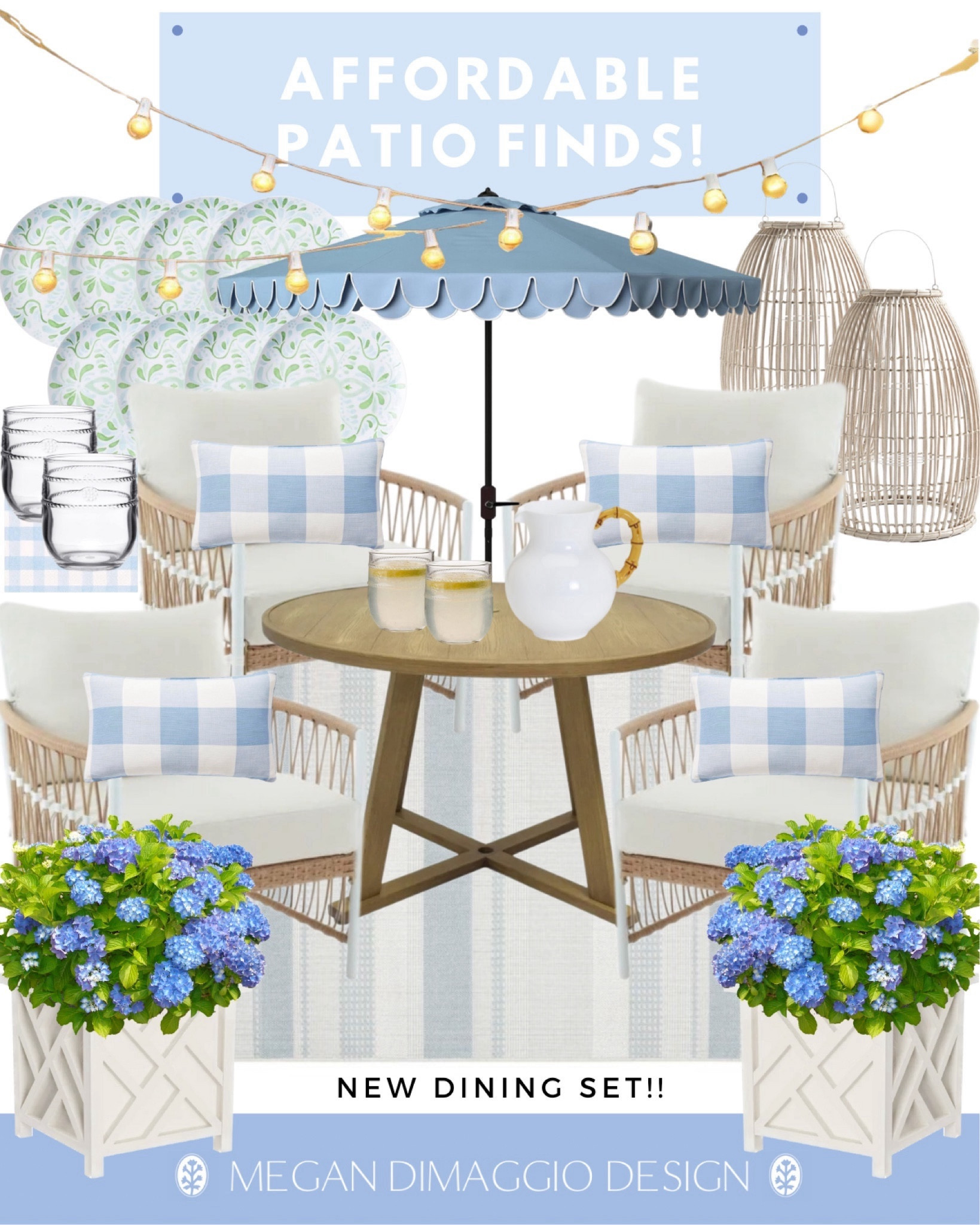 It may be freezing across the country right now but I have GREAT NEWS to share!! The dining set version of our favorite Serena & Lily patio set was just added online!! ☀️🙌🏻🏃🏼‍♀️ don’t wait to snag this way more affordable set before it sells out!! 

Plus I’ve linked some super affordable accessories to pair with the set! 😉

#LTKhome #LTKSeasonal #LTKsalealert