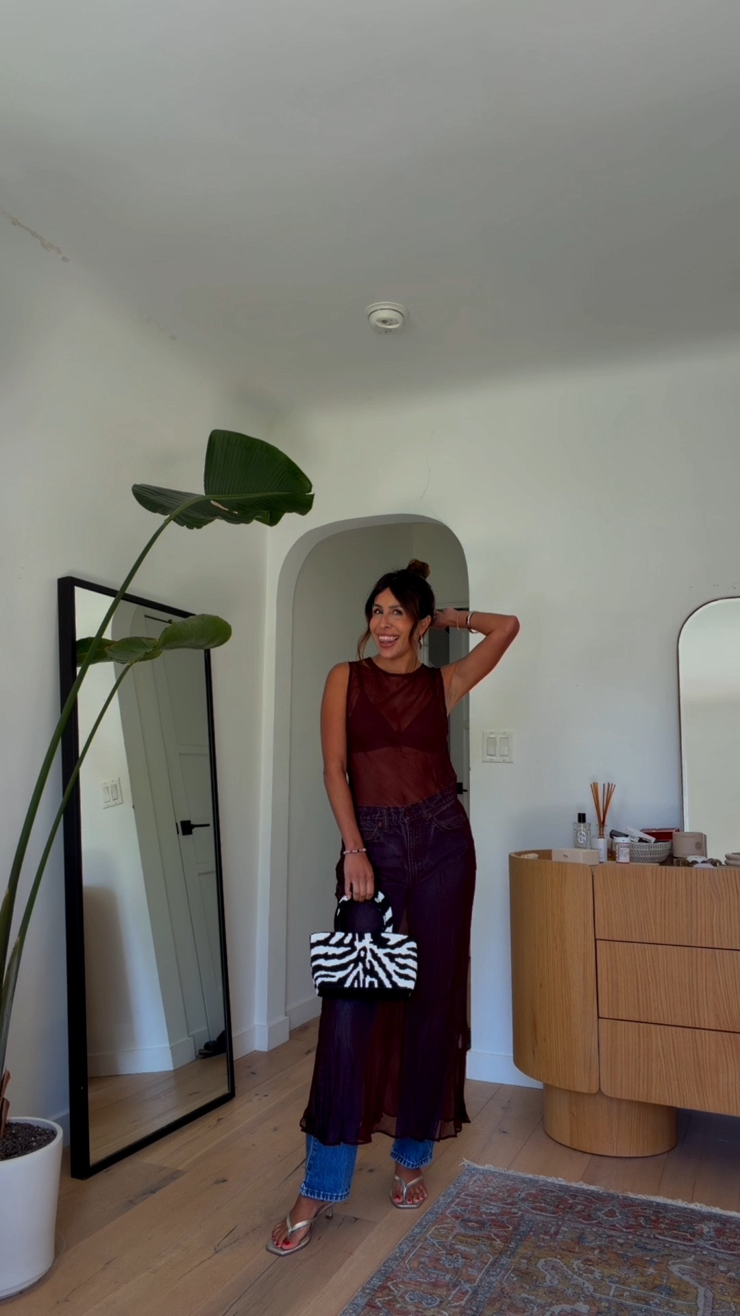 sheer dress with jeans kind of vibe

#LTKPetite #LTKgrwm