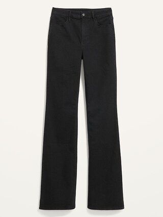 High-Waisted Wow Black Flare Jeans for Women | Old Navy (CA)