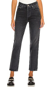Click for more info about AGOLDE Fen High Rise Relaxed Taper in Shambles from Revolve.com
