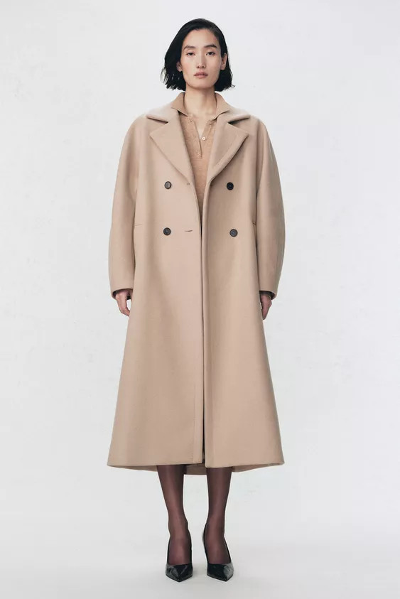 SOSHIOTSUKI X ZARA WOOL BLEND COAT | Zara UK