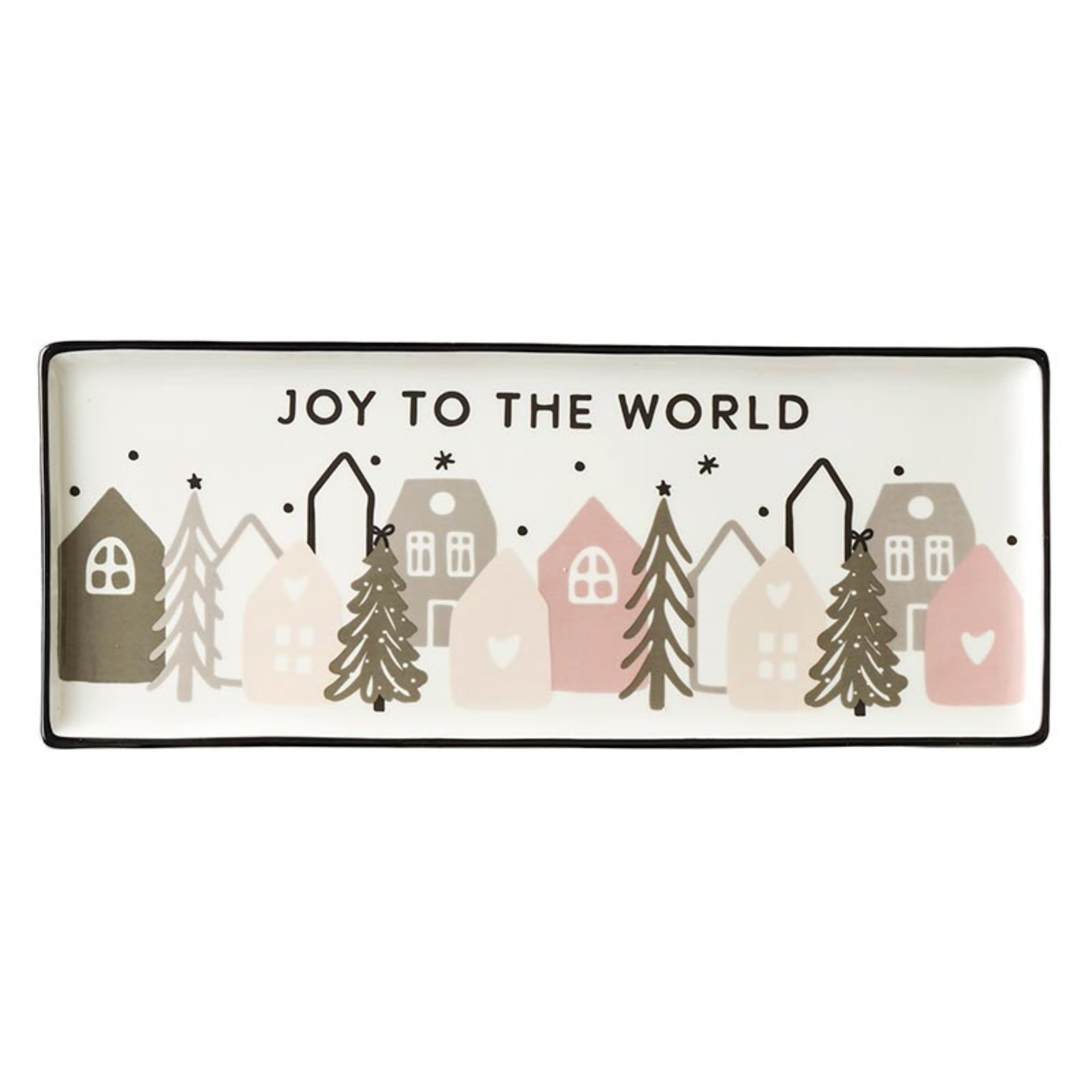 Santa Barbara Design Studio Holiday Serving Platter Christmas Village Ceramic Tray, 12" x 4.75", ... | Amazon (US)