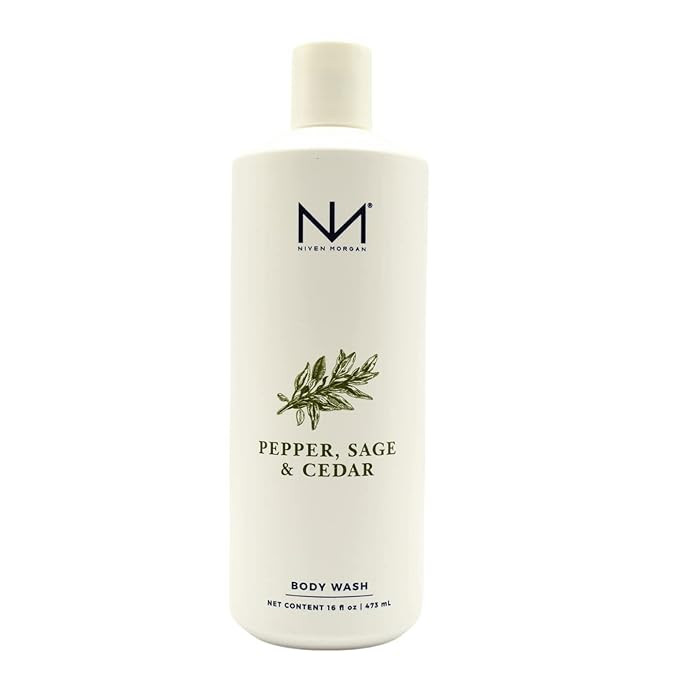 Niven Morgan Pepper, Sage and Cedar Body Wash 16 fl oz 473 ml | Amazon (US)