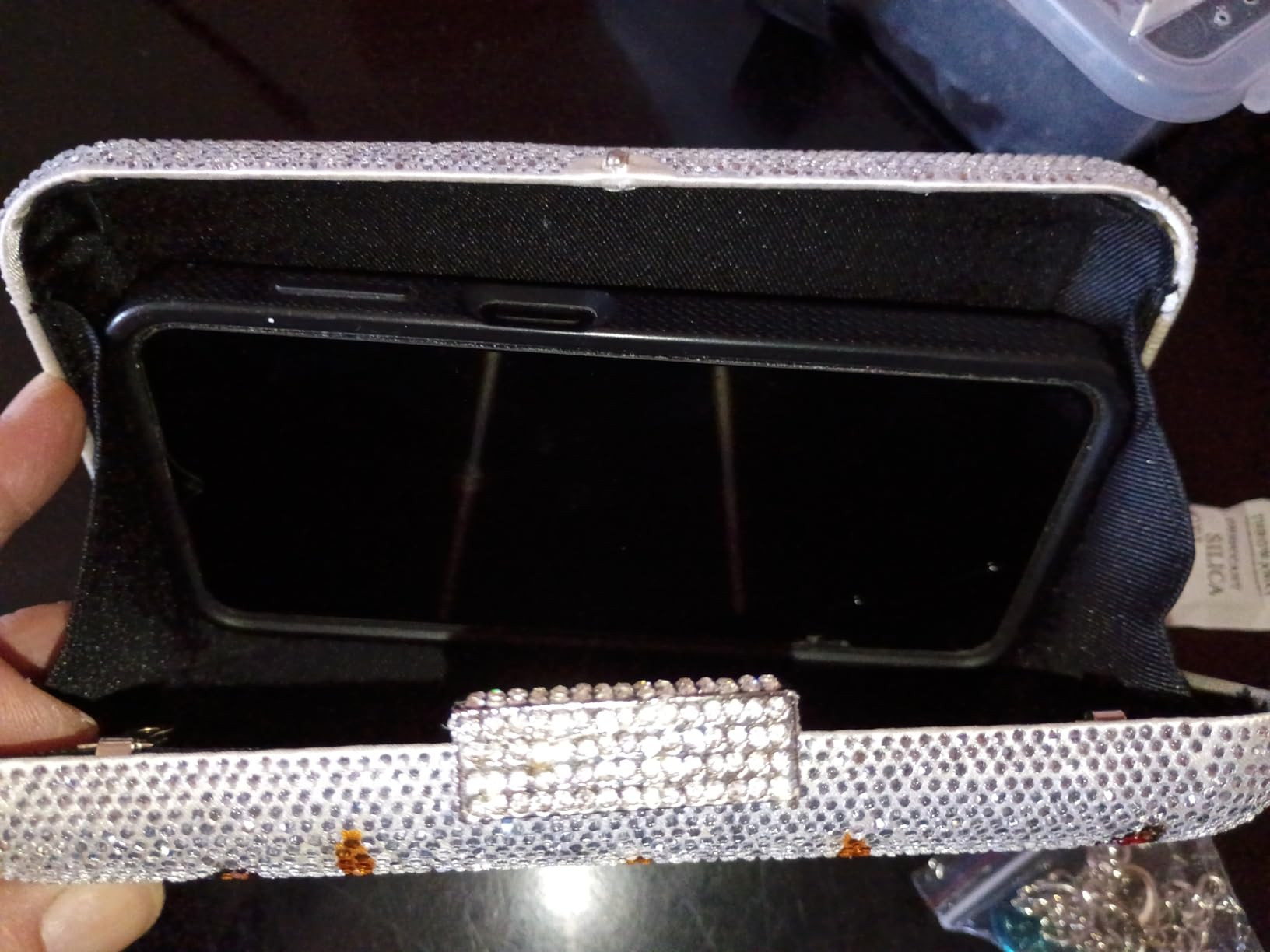 Boutique De FGG Butterfly Clutch Purses for Women Formal,Rhinestone Evening Bags and Clutches,Spa... | Amazon (US)