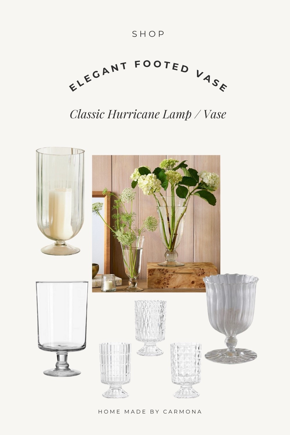 Elegant vases that are also pretty as a hurricane lamp

#LTKHome
