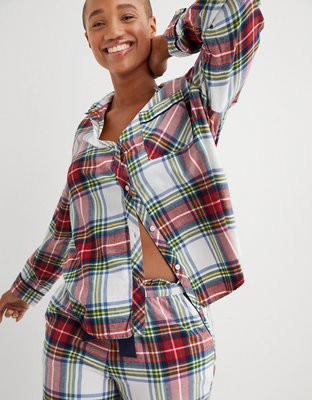 Aerie Flannel Pajama Shirt | American Eagle Outfitters (US & CA)