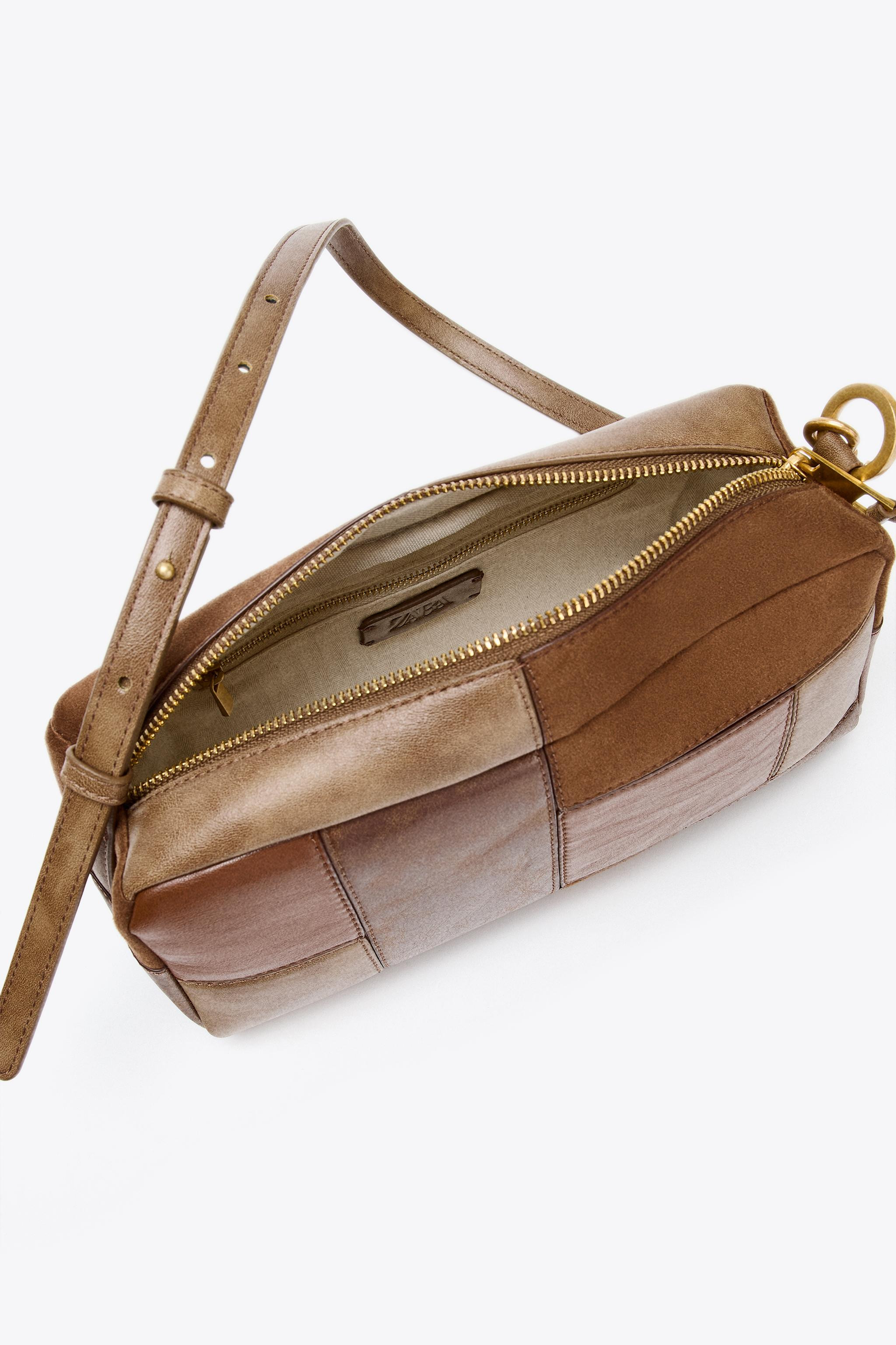 PATCHWORK SHOULDER BAG | Zara UK