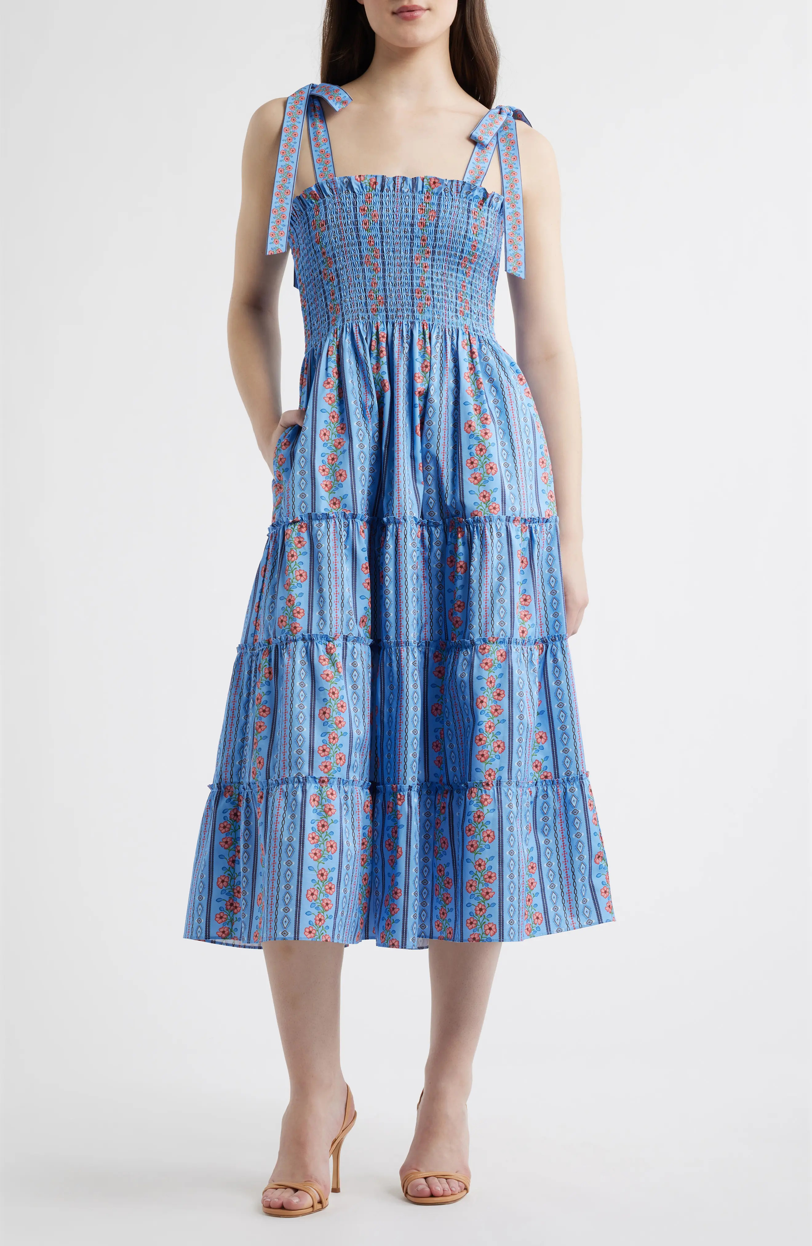 The Ribbon Ellie Nap Midi Dress (Women) | Nordstrom | Nordstrom