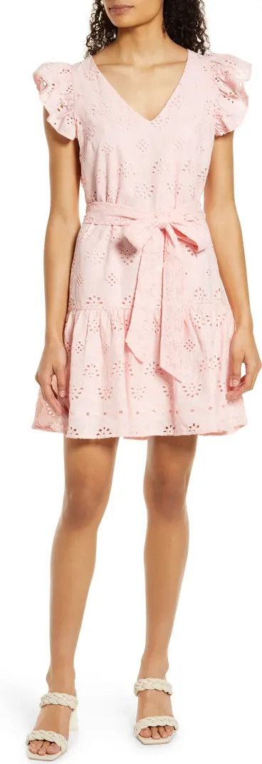 Tiered Cotton Eyelet Dress | Nordstrom