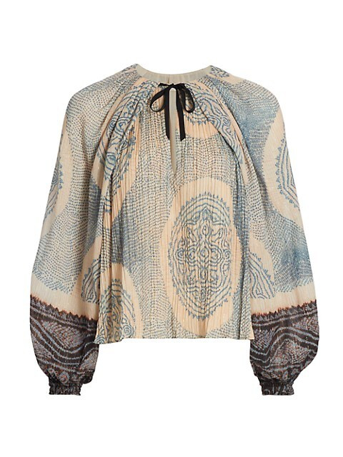 Ulla Johnson Pauline Silk Blouse | Saks Fifth Avenue