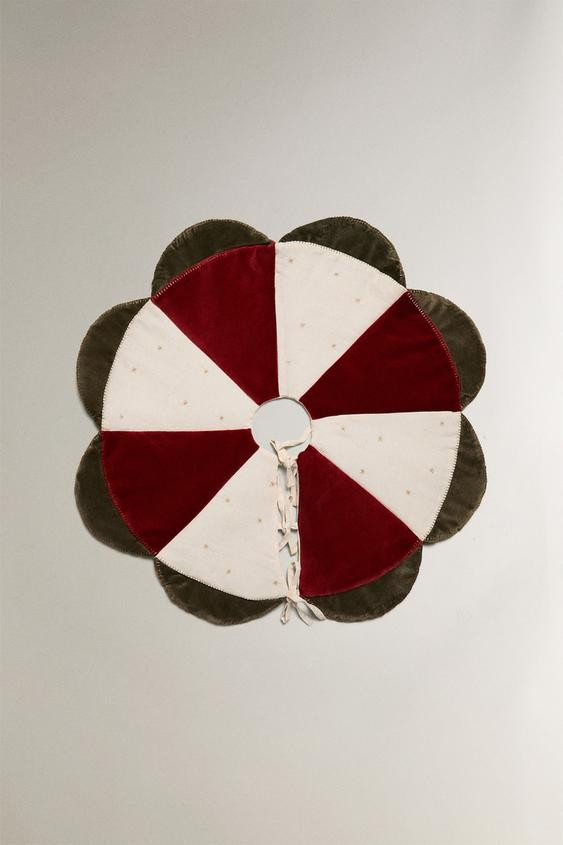 VELVET CHRISTMAS TREE BASE ORNAMENT | Zara US