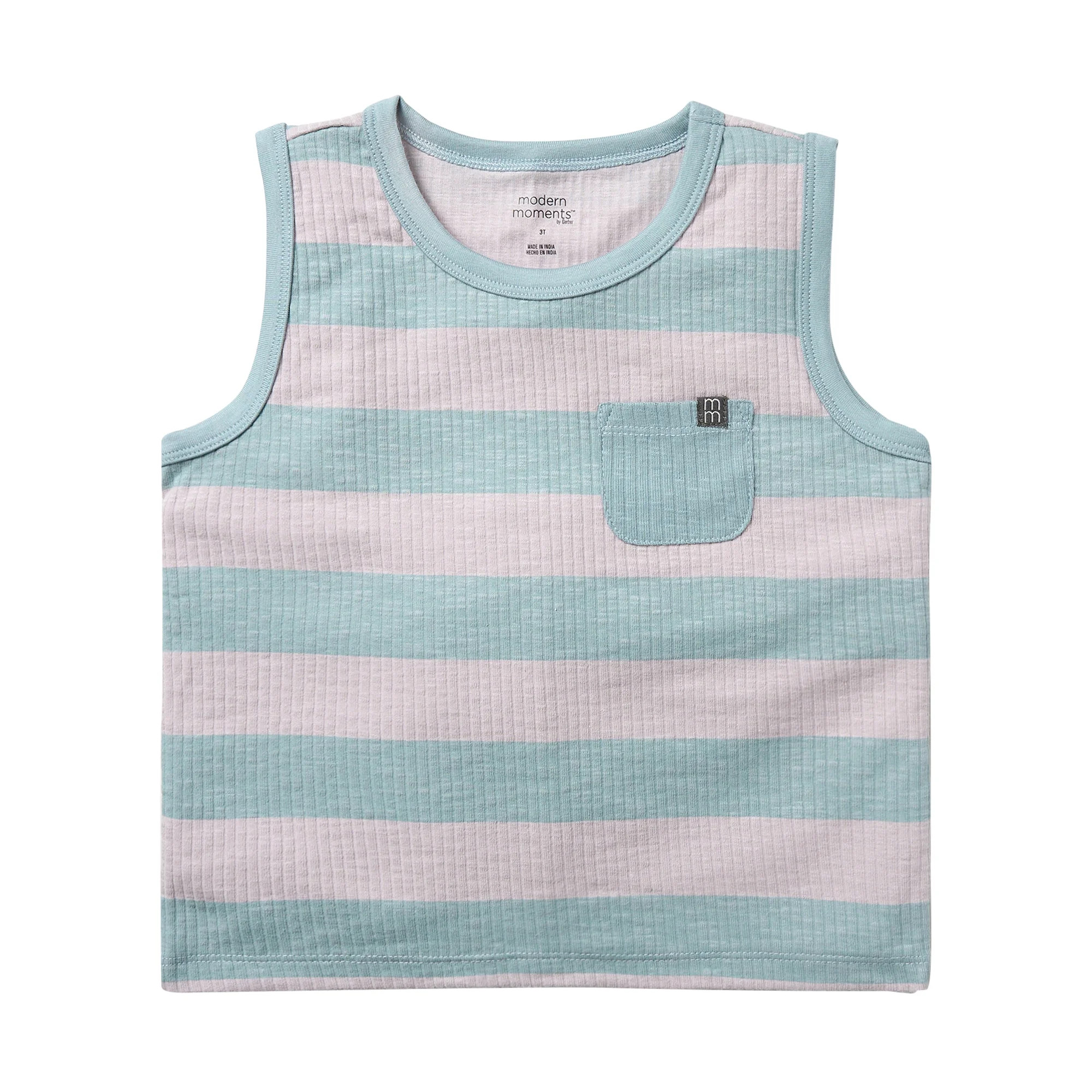 Modern Moments by Gerber Toddler Boy Organic Tank Top With Pockets, Sizes 12M-5T | Walmart (US)