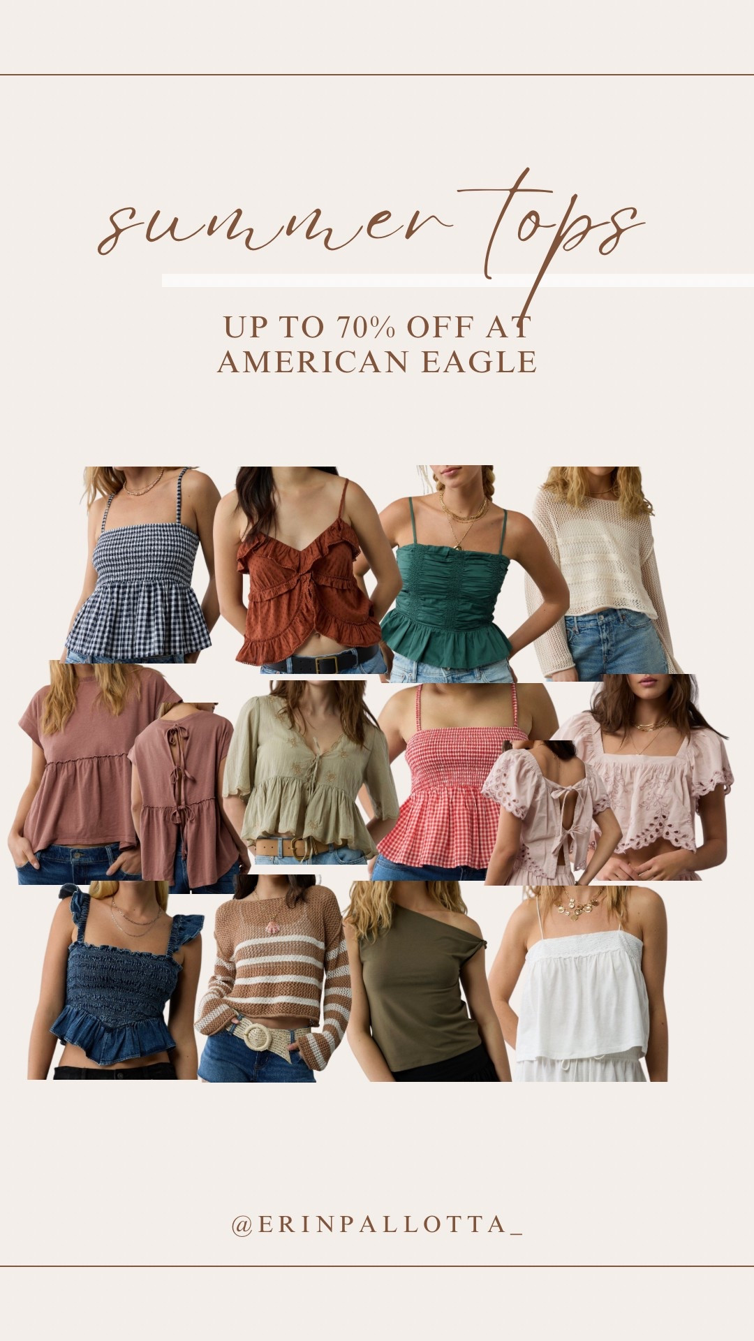 Love these summer tops all under $25 from American Eagle! 

#LTKSaleAlert #LTKFindsUnder50
