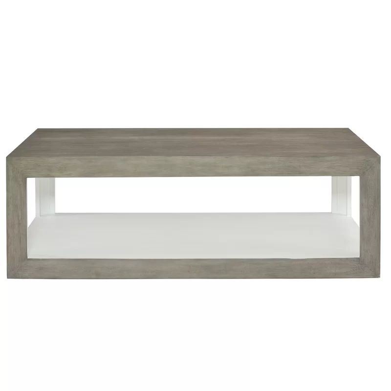 Oldham Floor Shelf Coffee Table with Storage | Wayfair North America