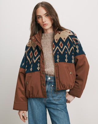 Knoll Sherpa Jacket | Veronica Beard