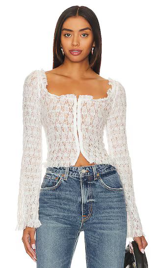 Madison Top in White | Revolve Clothing (Global)