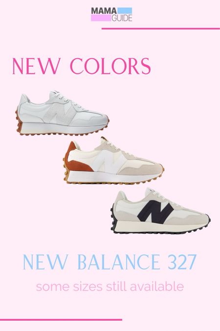 One of my favorite pair of shoes. Some new colors I love! 

New balance 
Mom finds 
Casual finds 
Sneakers 
New balance 327

#LTKshoecrush #LTKstyletip #LTKfindsunder100
