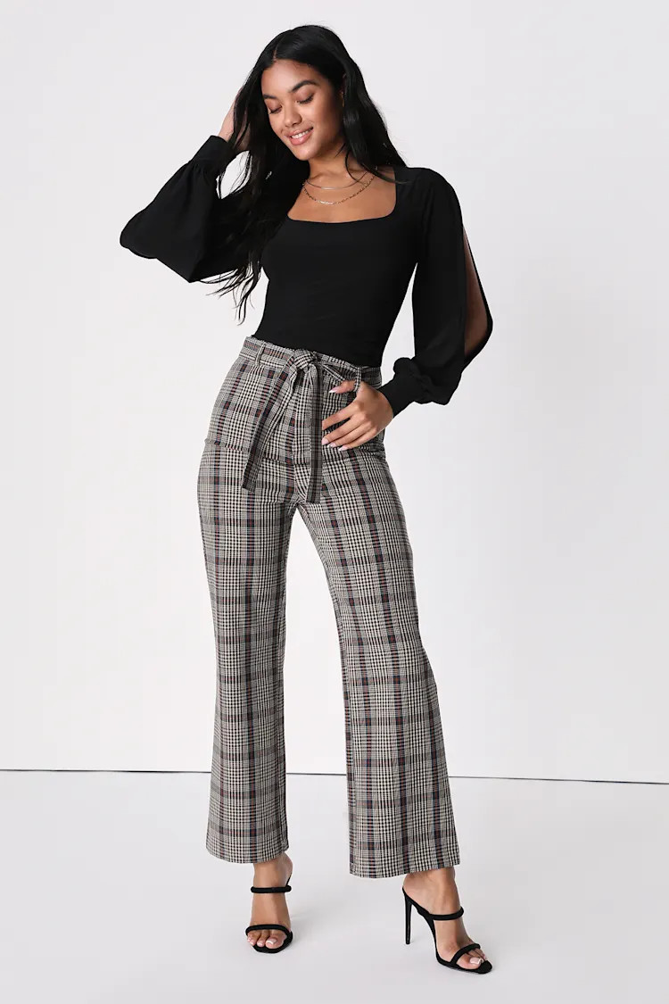 In My Zone Black Square Neck Long Sleeve Top | Lulus (US)