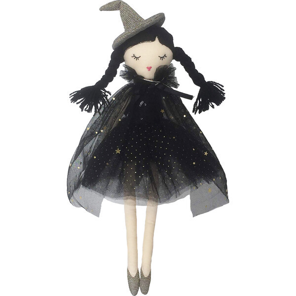 Cassandra Witch Doll, Black | Maisonette