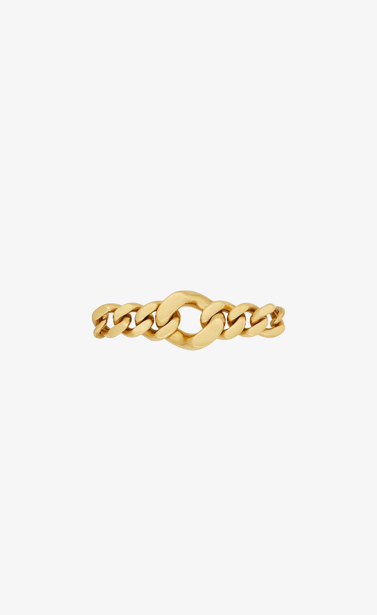curb-chain bracelet with graduated links. | Saint Laurent Inc. (Global)