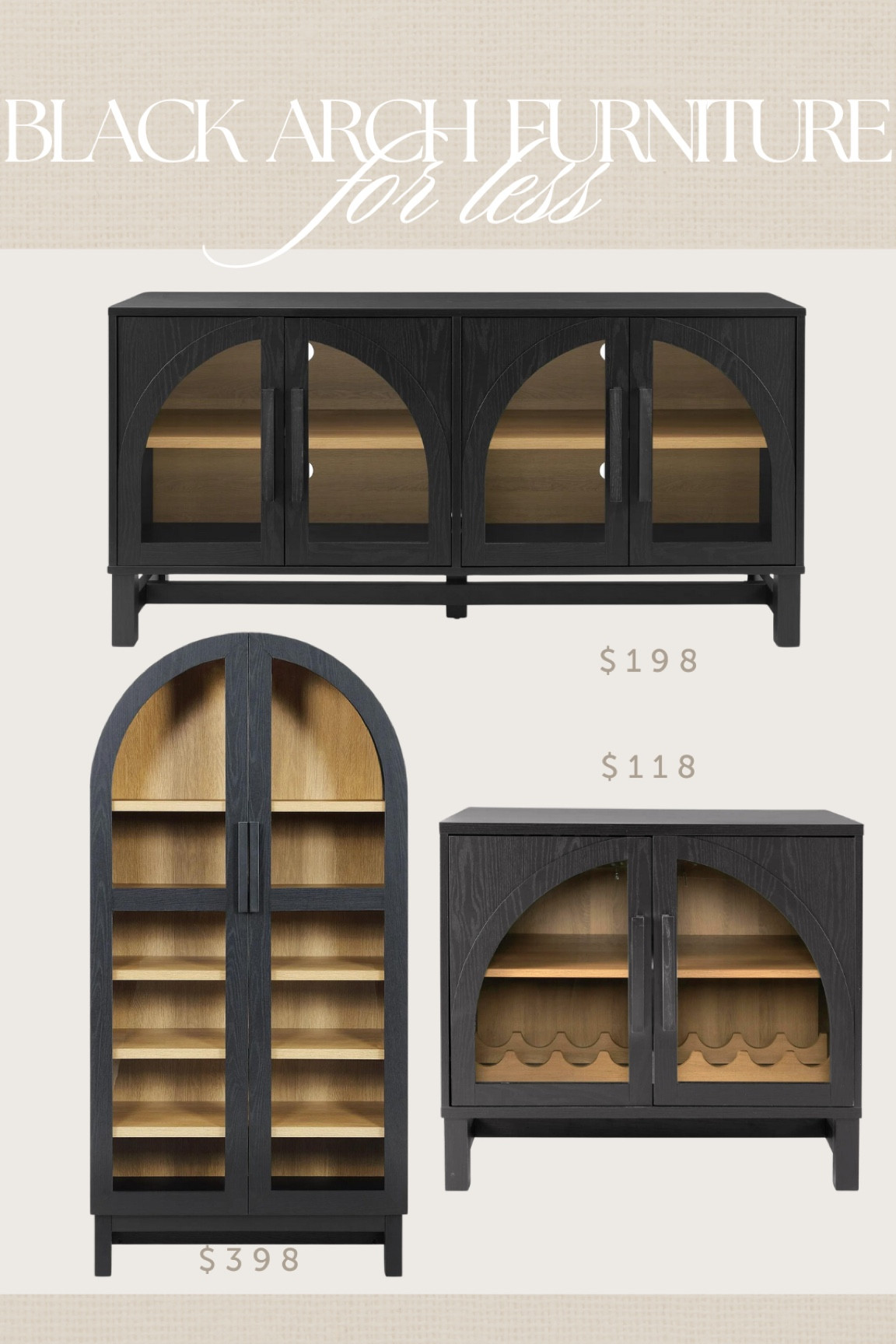 The most coveted Walmart furniture line is fully back in stock! These never last long because the prices are such a STEAL! 🤌🏼🤍

#walmart #walmartfind #walmarthome #walmart #homedecor #homefind #archfurniture #console #sideboard #mediaconsole #bar #coffeebar #lookforless #dealoftheday #backinstockalert 

#LTKSaleAlert #LTKSeasonal #LTKHome