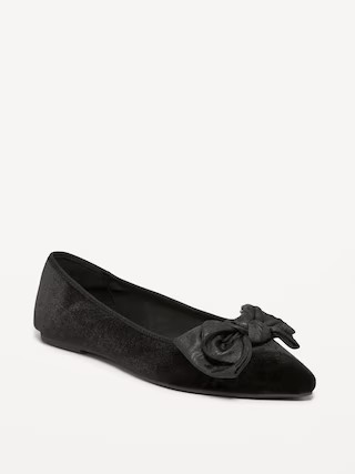 Velvet Pointed-Toe Flats | Old Navy (US)