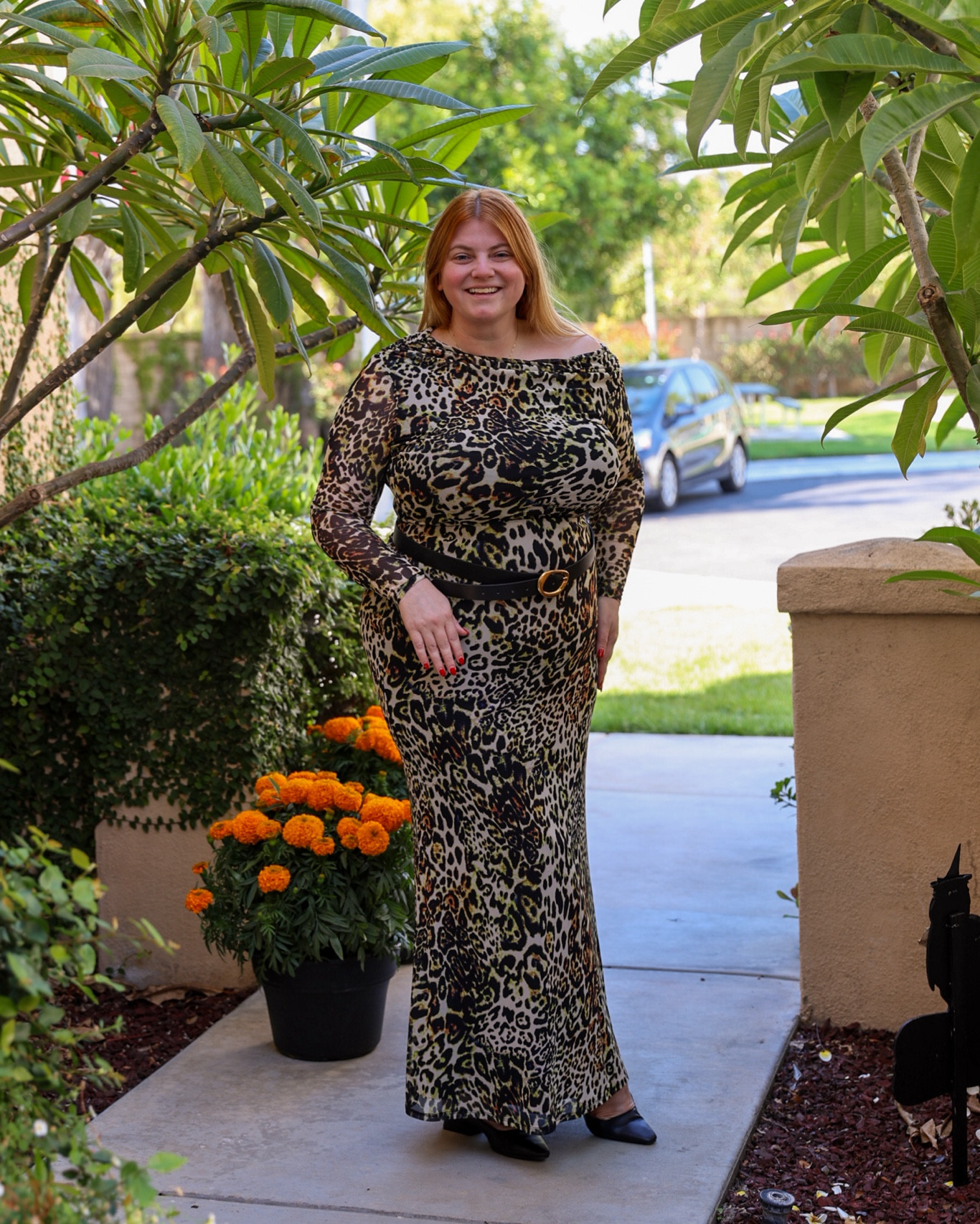 Can you believe this isn’t a leopard dress but is rather a matching top and skirt set?! I’m a size 16 and I’m wearing a 1X in both the top and bottom but I could have sized down with the skirt. Each piece goes up to a 3X! 

#LTKFindsUnder100 #LTKMidsize #LTKPlusSize
