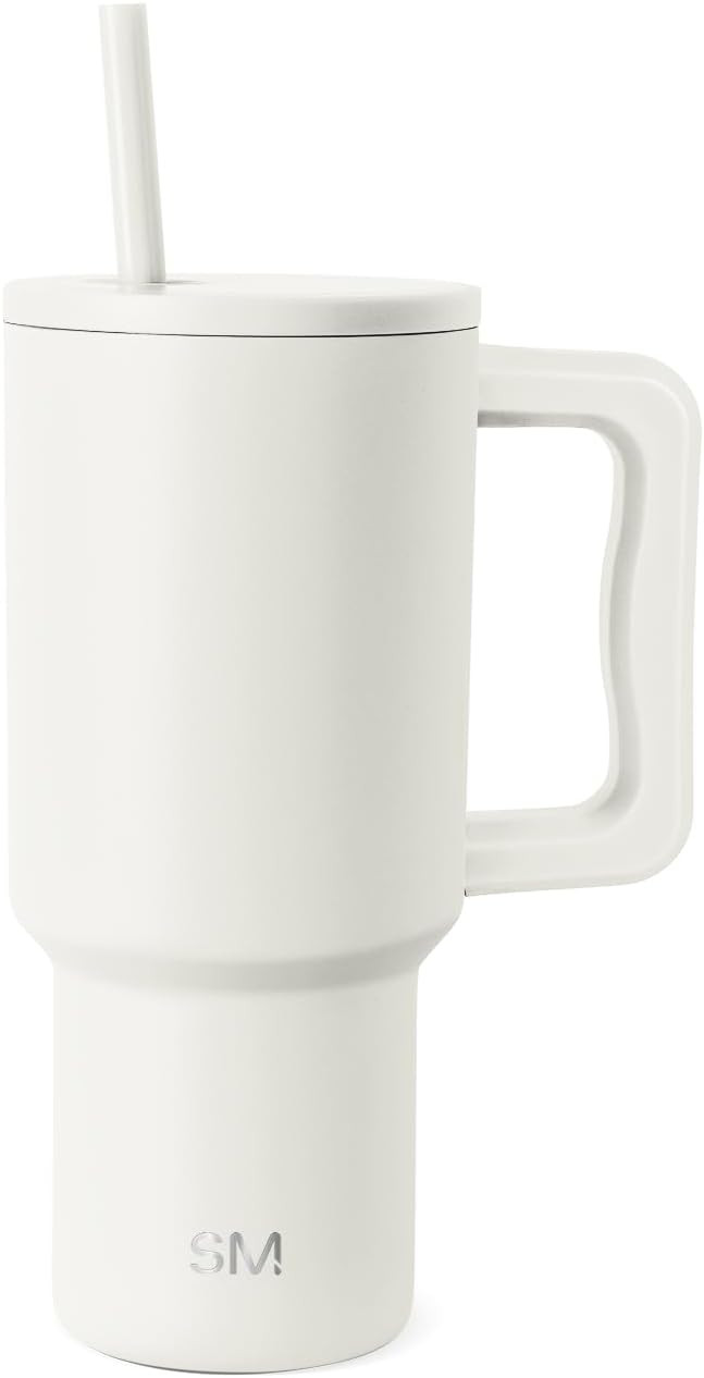 Simple Modern 30 oz Trek Tumbler with Handle and Straw Lid | Cup Holder Friendly Insulated Stainl... | Amazon (US)