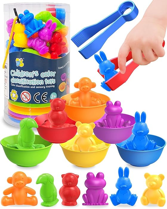 Counting Animals Montessori Toys for 3 4 5 Years Old Boys Girls, Preschool Learning Activities Ed... | Amazon (US)