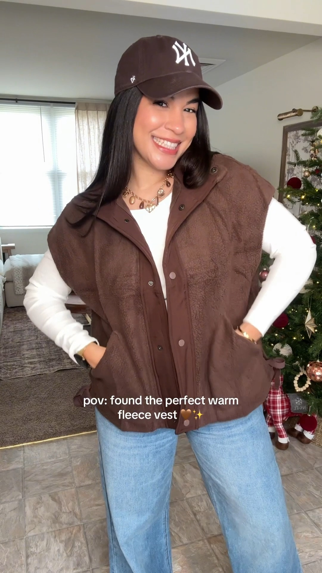 Fall Outfit 🤎 #fleecevest #warmfleecevest #coffeebrownoutfitinspo #outfitinspo

#LTKootd #LTKMidsize #LTKStyleTip