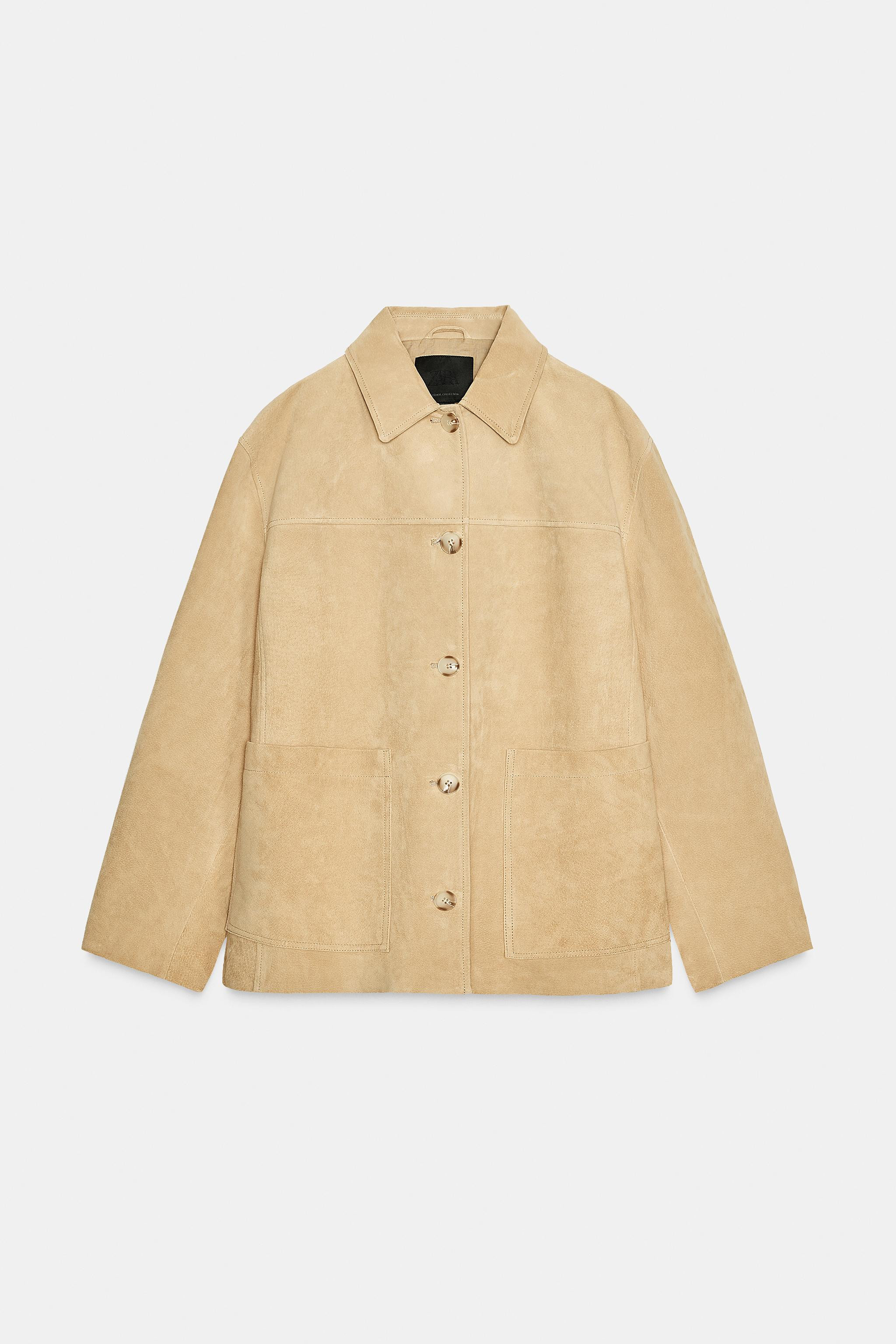 SUEDE LEATHER JACKET ZW COLLECTION LIMITED EDITION | Zara UK