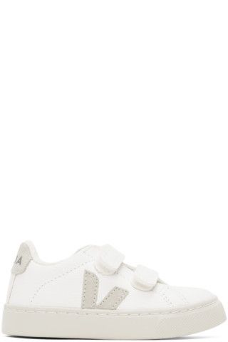 Baby White & Gray Esplar Sneakers | SSENSE
