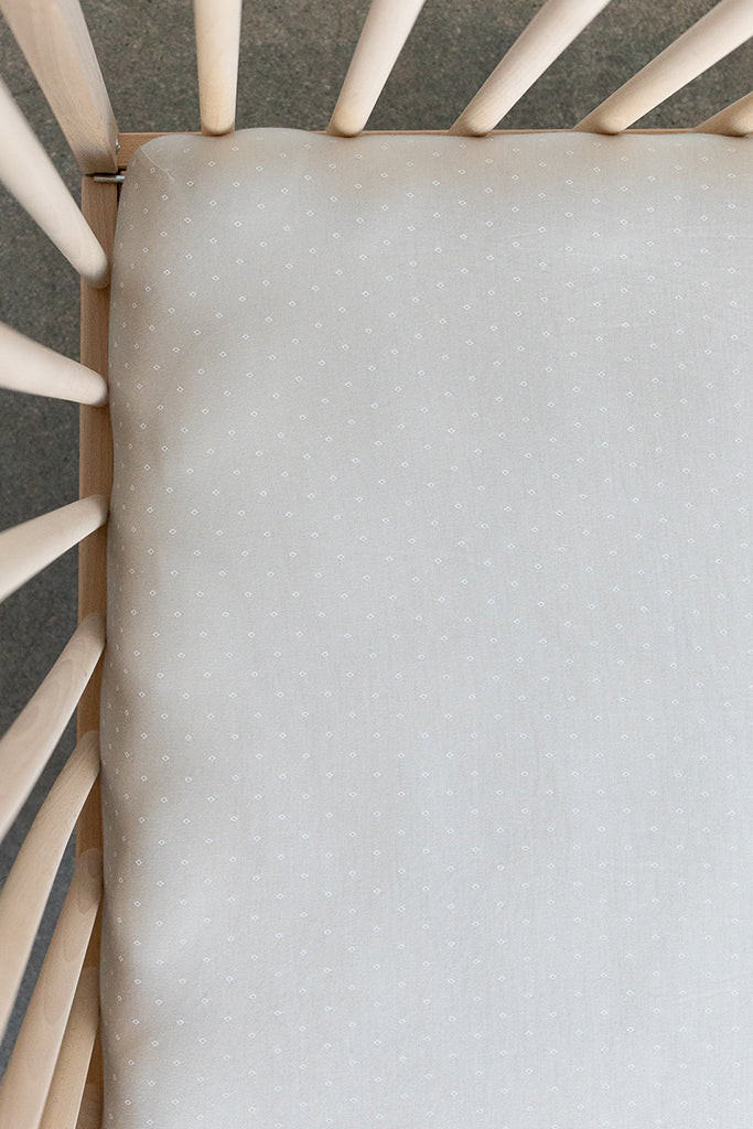 CRIB SHEET - Oat Dot | Solly Baby