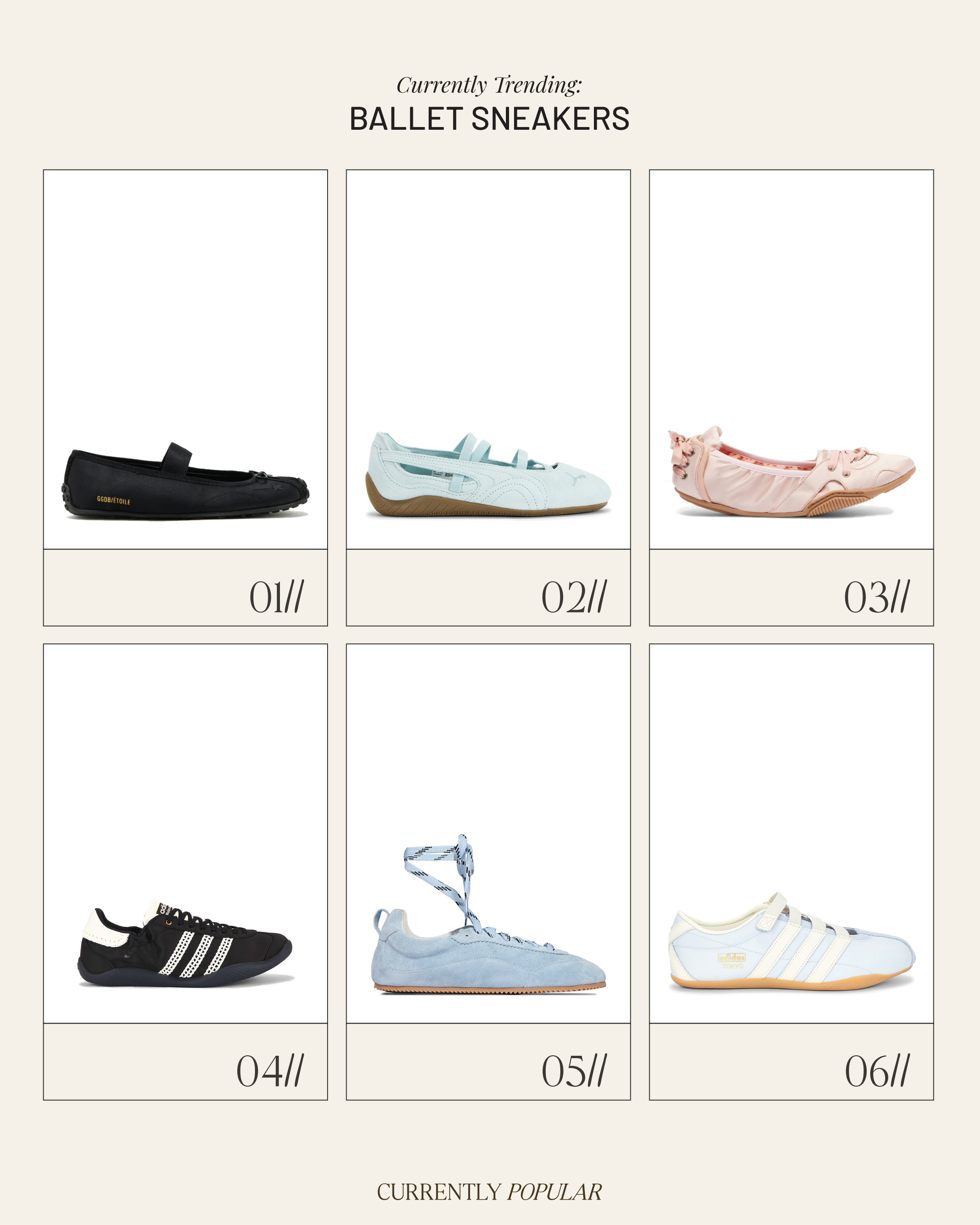 Currently Trending: Ballet Sneakers 

 #LTKootd #LTKSeasonal #LTKWorkwear