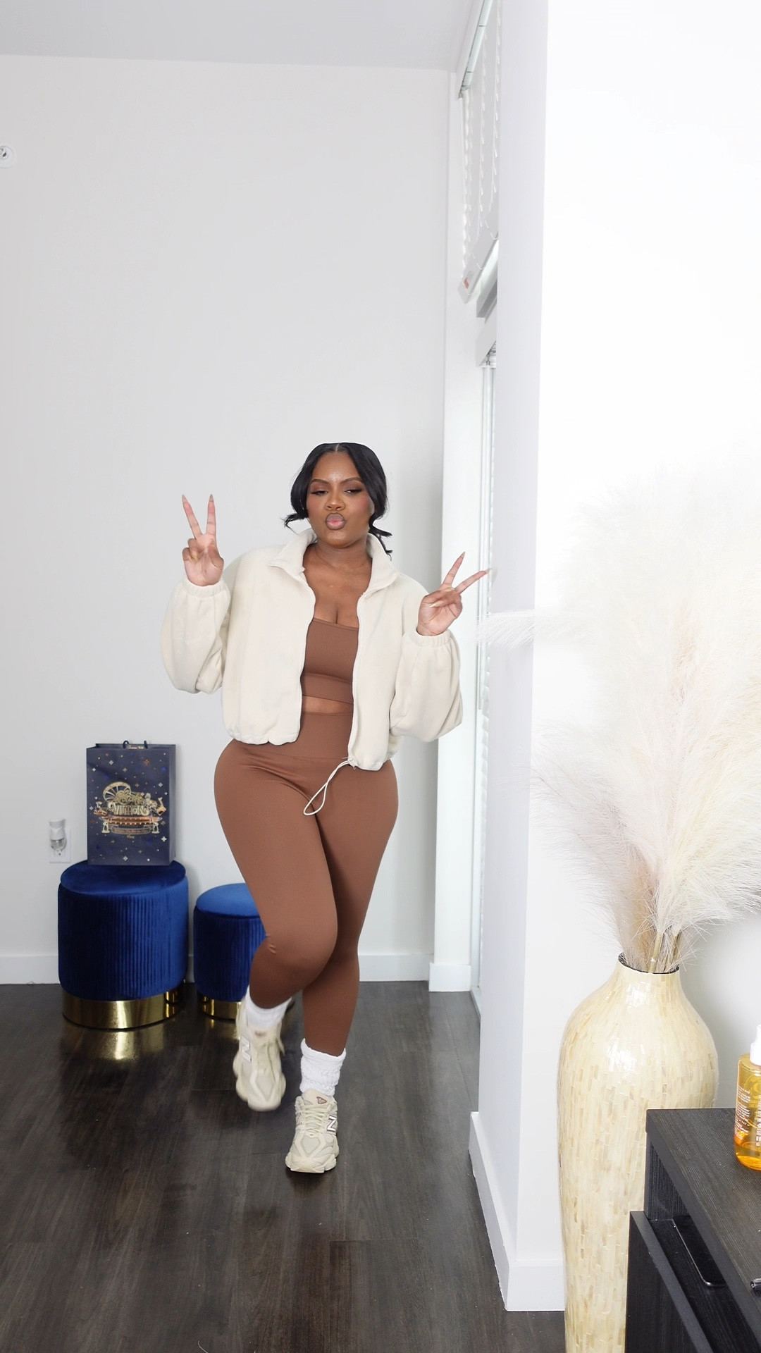 Gym outfit, workout outfit, sneakers, casual outfit, brown outfit, body spray 

#LTKFitness #LTKStyleTip #LTKFindsUnder100