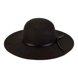 Women's San Diego Hat Company Faux Suede Felt Floppy Hat CTH8044 Black | Bed Bath & Beyond