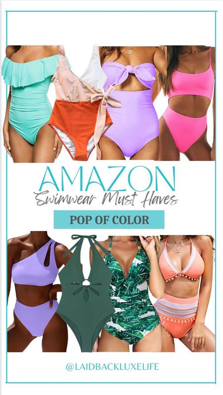 Swimwear, swim, one piece swimsuit, Amazon swimwear, vacation look, swimsuit roundup, summer suits, bathing suit, Amazon finds, bright swimsuits, pop of color, LaidbackLuxeLife

Follow me for more fashion finds, beauty faves, lifestyle, home decor, sales and more! So glad you’re here!! XO, Karma

#LTKswim #LTKSeasonal #LTKunder50