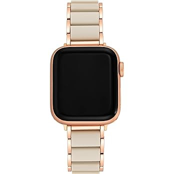Anne Klein Rubberized Fashion Bracelet for Apple Watch, Secure, Adjustable, Apple Watch Replaceme... | Amazon (US)