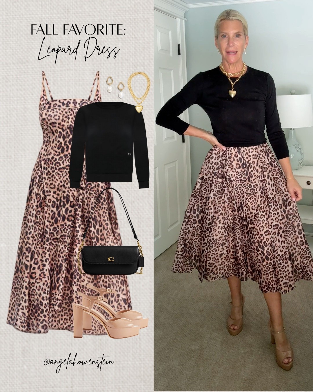 Same dress, fresh twist. Layering a fitted knit over a slip dress instantly turns it into a chic fall skirt moment — effortless and timeless.

#LTKFallStyle #FallOutfit #ClassicStyle #LeopardPrint #FallLayers #StyleOver40 #TimelessStyle #OutfitInspo #ChicAndSimple 



#LTKOver40 #LTKShoeCrush #LTKStyleTip
