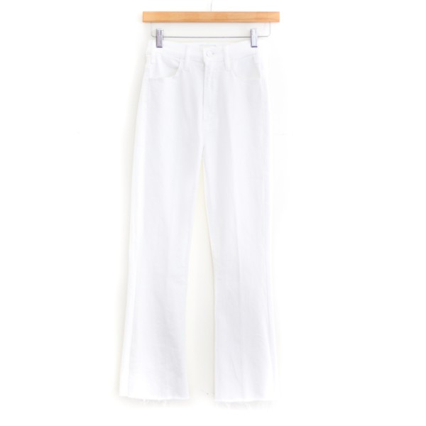 The Hustler Ankle Fray, White | The Avenue