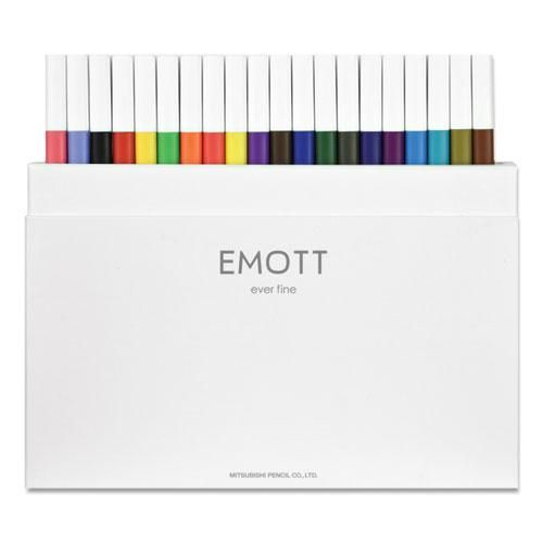 EMOTT Fineliner Marker Pens, Assorted Vibrant Colors, 40 Count | Walmart (US)