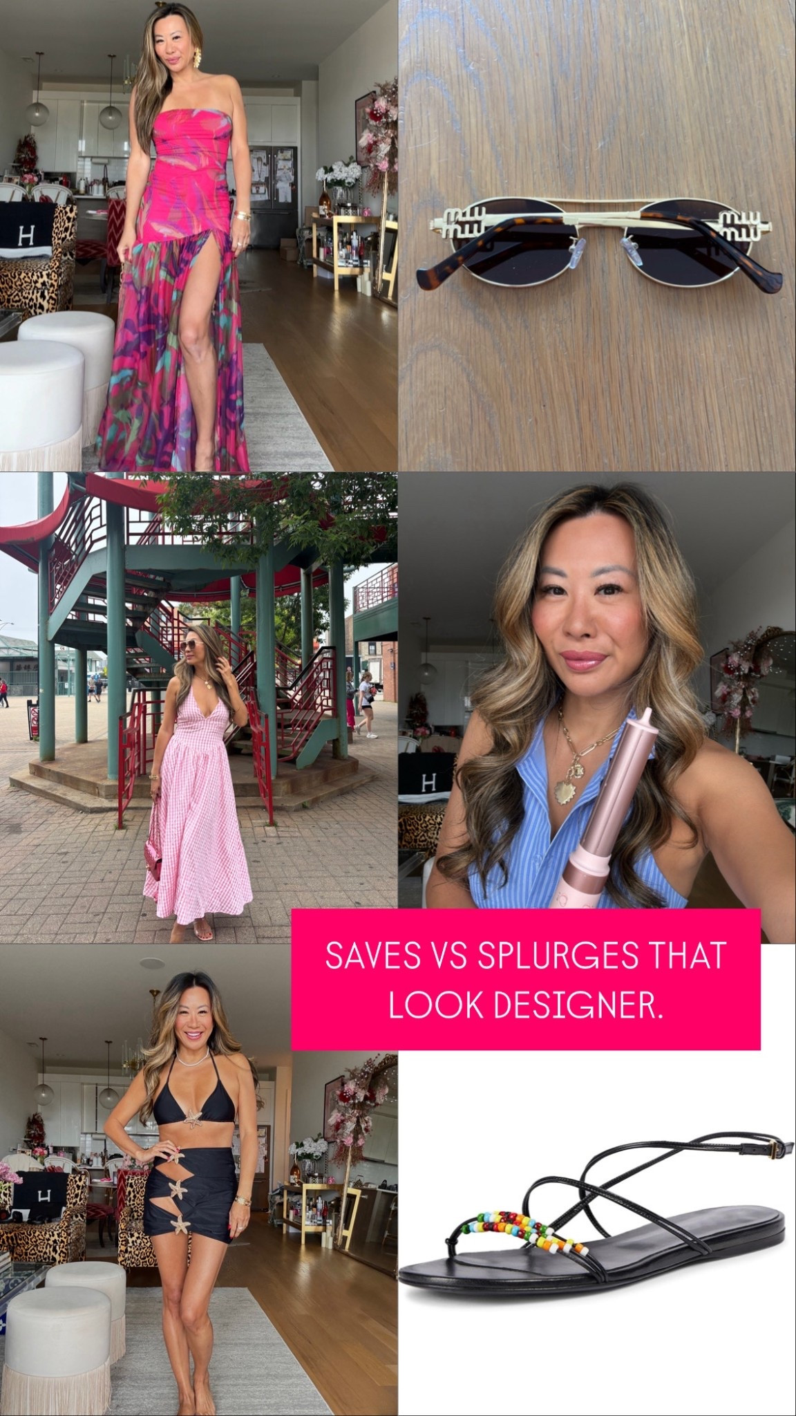 10 saves vs splurges that look designer  

#LTKFindsUnder100 #LTKStyleTip #LTKSummerEdit