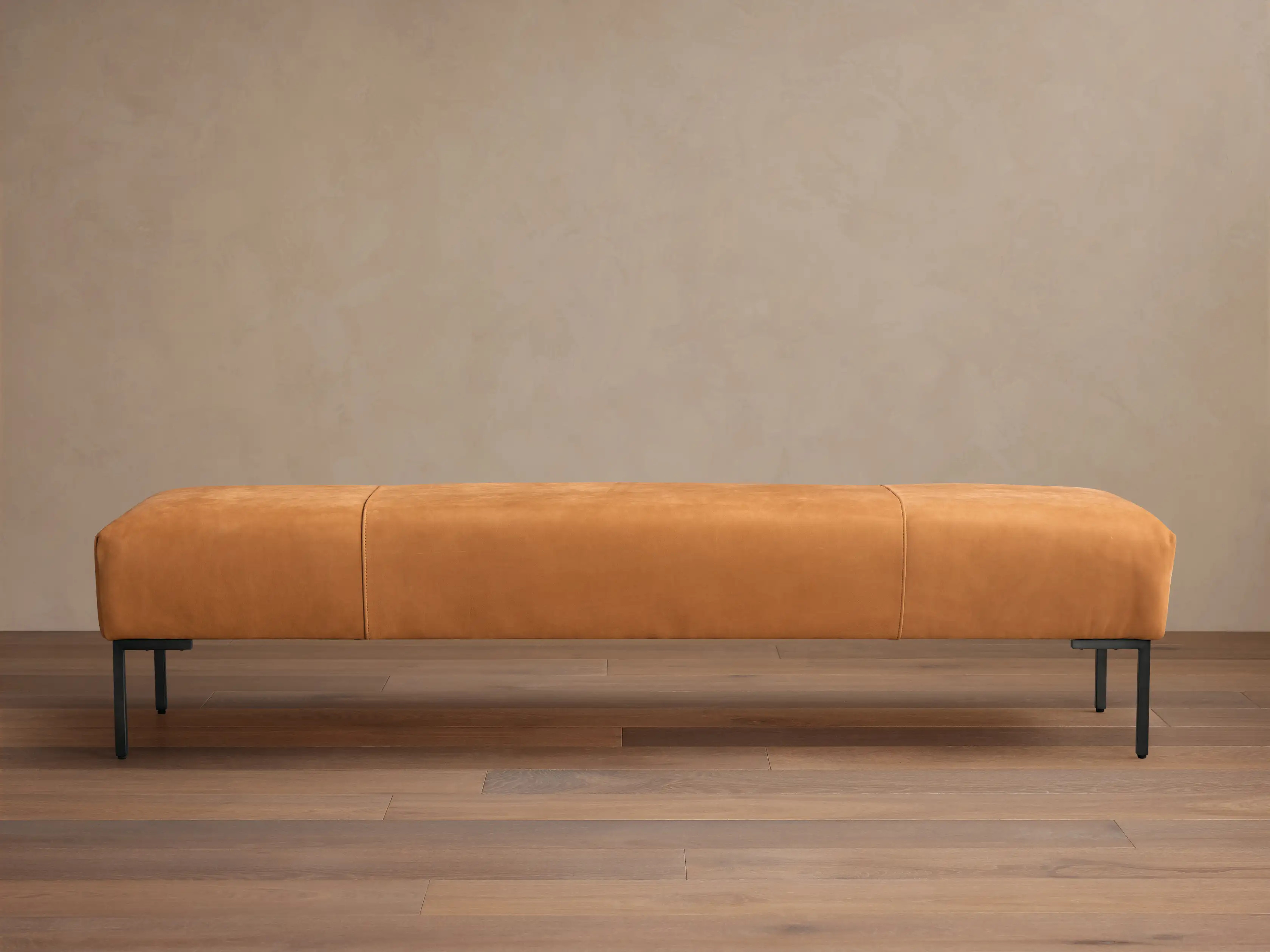 Tilton Leather Bench | Arhaus