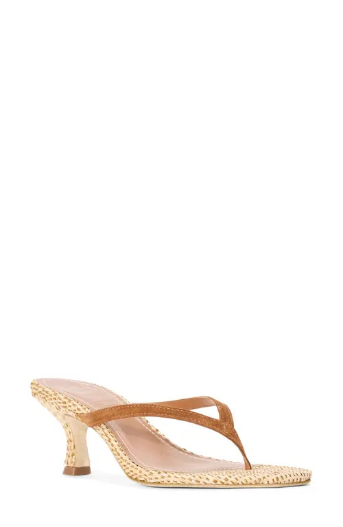 STAUD Freja Woven Thong Slide Sandal in Tabac at Nordstrom, Size 10Us | Nordstrom